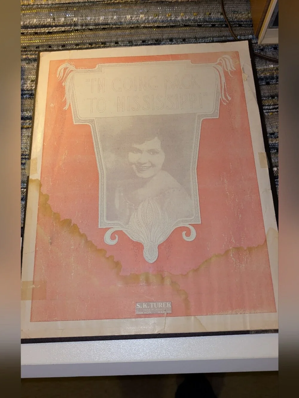 Rare 1918 Antique Sheet Music  